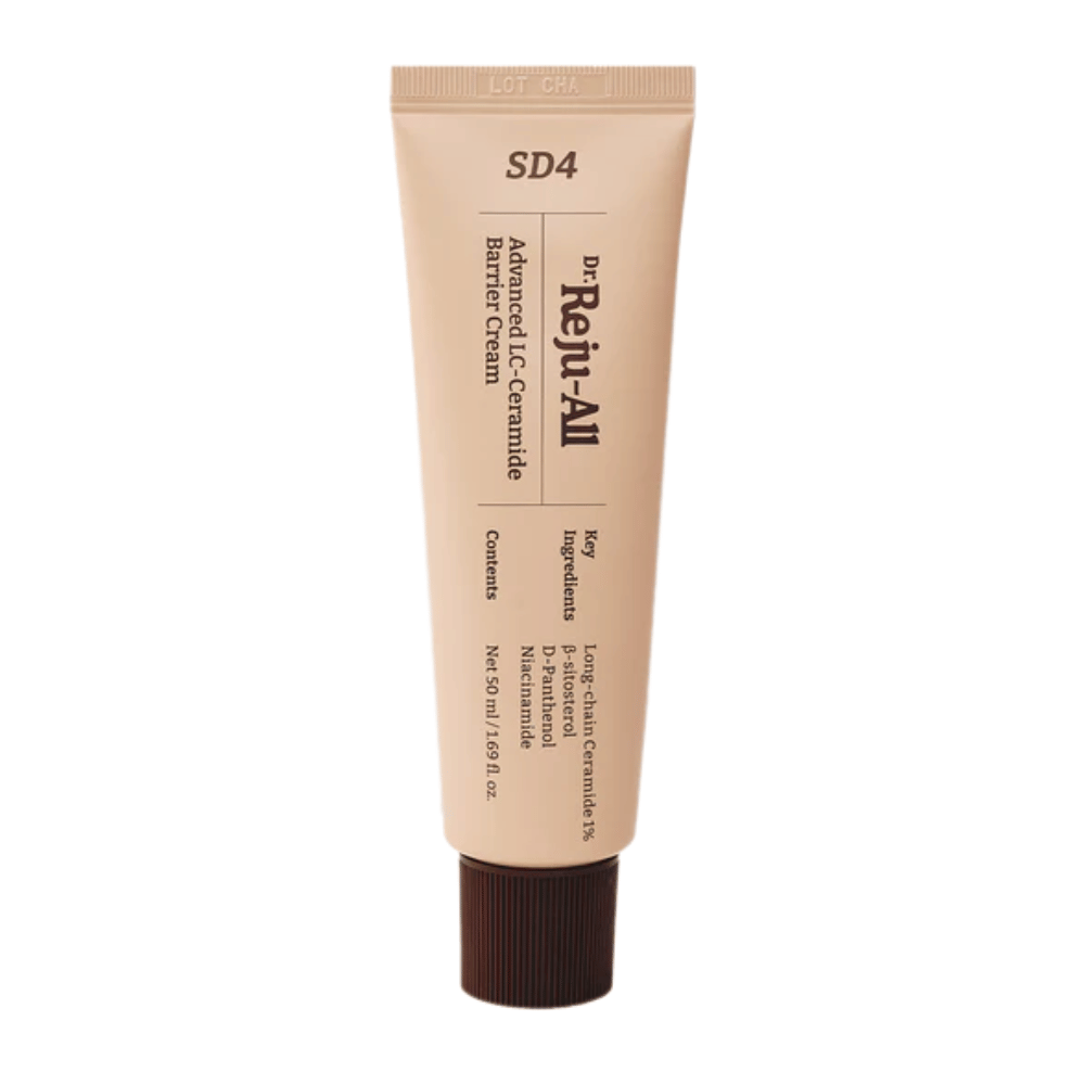 Dr. Reju-All Advanced LC-Ceramide Barrier Cream SD4 – Korean face cream with a light lipid-water texture that strengthens the skin barrier and is suitable for sensitive and dry skin.
