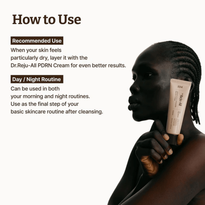 Dr. Reju-All Advanced LC-Ceramide Barrier Cream – barrier-strengthening face cream used morning and evening as the last step in the skincare routine for long-lasting hydration and protection.