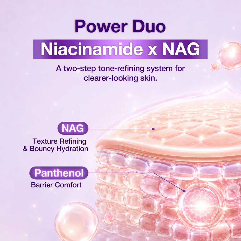 3. NINE LESS B-Boost 22% Niacinamide Serum – niacinamide and NAG for smoother skin texture and hydration