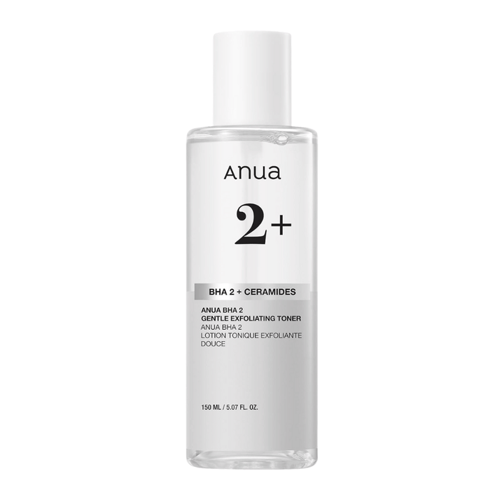 Anua BHA 2% Gentle Exfoliating Toner 150 ml – exfoliating facial water with salicylic acid and ceramides for clearer skin