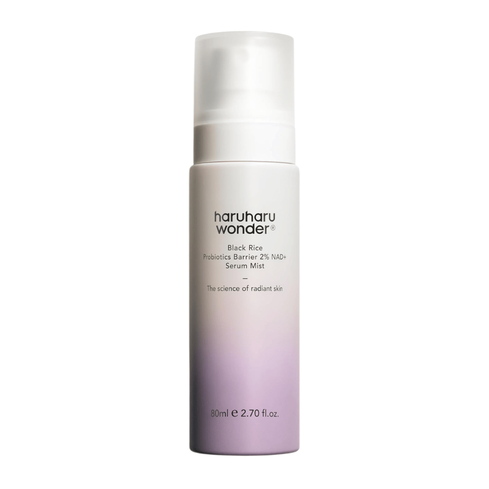 Haruharu Wonder Black Rice Probiotics Barrier 2% NAD+ Serum Mist 80 ml – Korean serum mist for hydration and glow