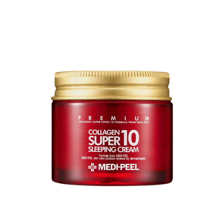 MEDI-PEEL Collagen Super 10 Sleeping Cream – Korean sleeping cream with collagen for dry, mature, and tired skin.