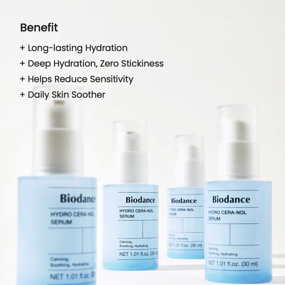 Long-lasting hydration.
Deep hydration without a sticky feeling.
Helps reduce sensitivity.
Perfect for daily use.