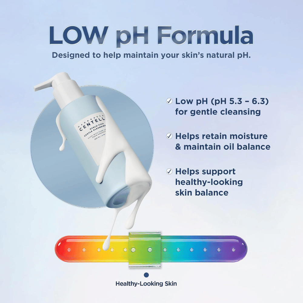 SKIN1004 Hyalu-Cica Gentle Cleansing Milk – gentle cleansing with low pH 5.3–6.3
