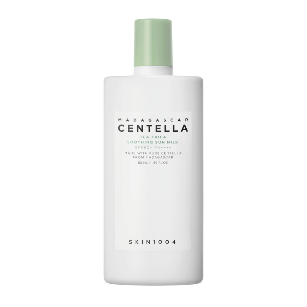 SKIN1004 Madagascar Centella Tea-Trica Soothing Sun Milk SPF50+ PA++++ sunscreen with Centella Asiatica and Tea Tree