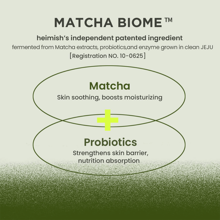 Heimish Matcha Biome Amino Acne Cleansing Foam with matcha and probiotics – strengthens the skin barrier and soothes irritated, acne-prone skin