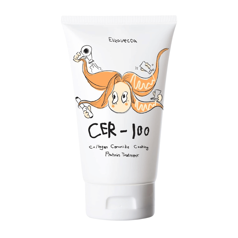 Elizavecca Milky Piggy CER-100 Collagen Ceramide Coating Protein Treatment – Korean hair treatment for repaired, soft, and strong hair