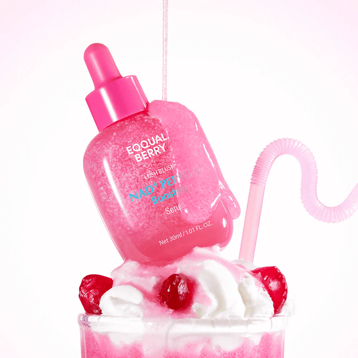 EqualBerry Lush Blush NAD+ Peptide Boosting Serum with peptides – hydrating and firming facial serum 30 ml