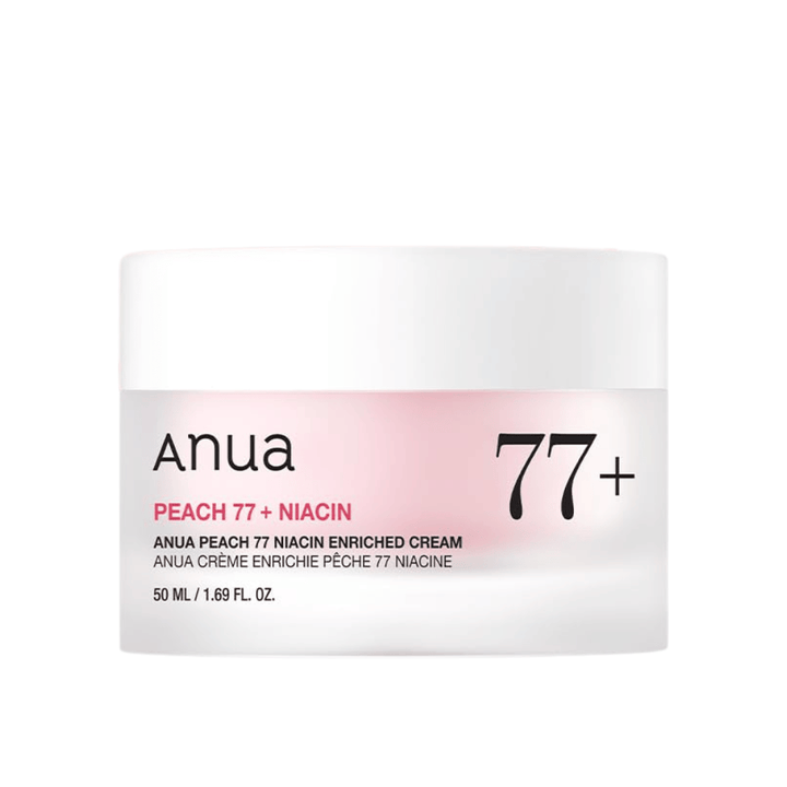 Product image of Anua Peach 77% Niacin Enriched Cream 50 ml – radiance-boosting and moisture-enhancing cream with niacinamide.
