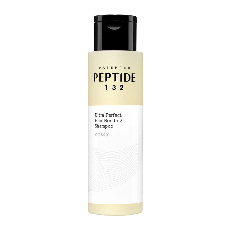 Produktbild av COSRX Peptide 132 Ultra Perfect Hair Bonding Shampoo – stärkande och reparerande schampo med peptider för mjukt och glansigt hår.
