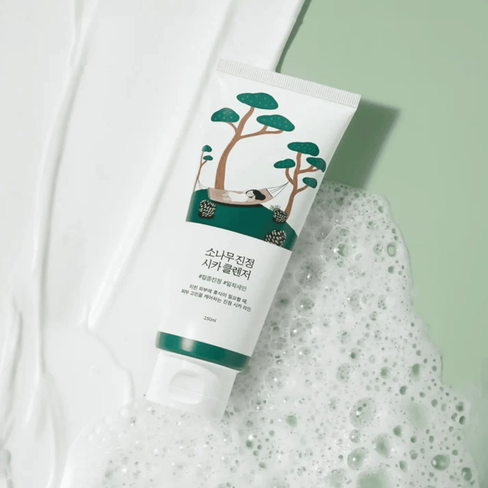 ROUND LAB Pine Calming Cica Cleanser – foaming cleanser for clean and fresh skin