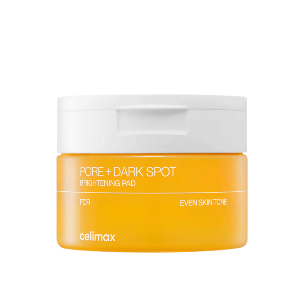 Celimax Pore + Dark Spot Brightening Pad – Korean brightening pads for skin with uneven tone, pores, and pigmentation.