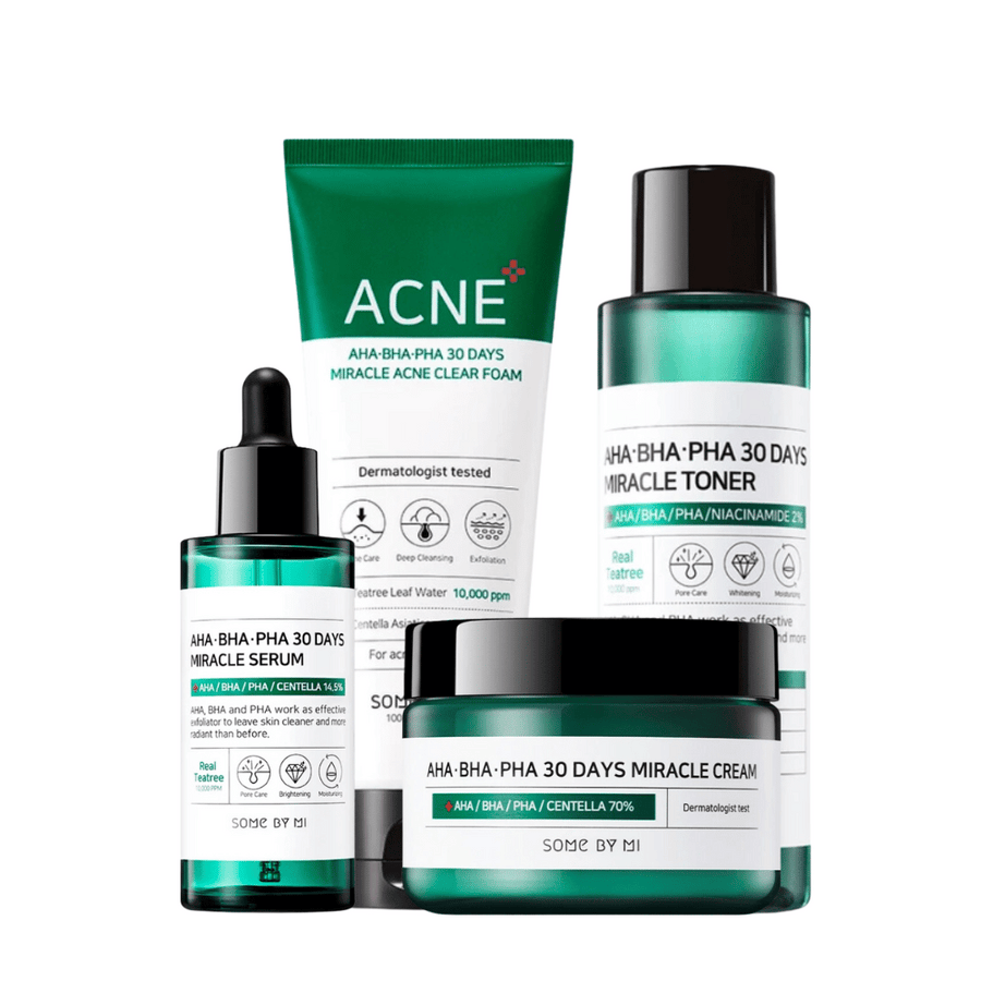 SOME BY MI Acne Treatment Starter Kit med hyaluronsyra.