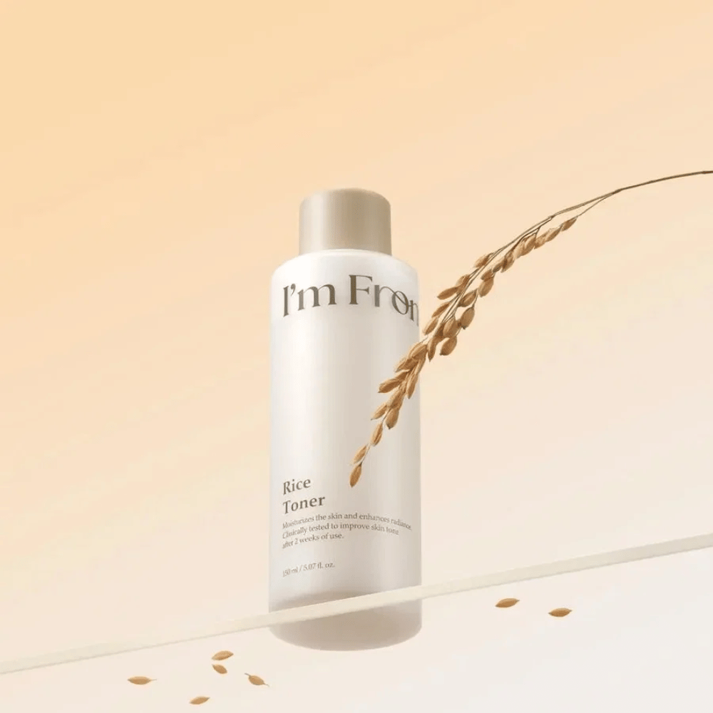 I'm From Rice Toner with rice extract that moisturizes, softens, and gives the skin a healthy glow
