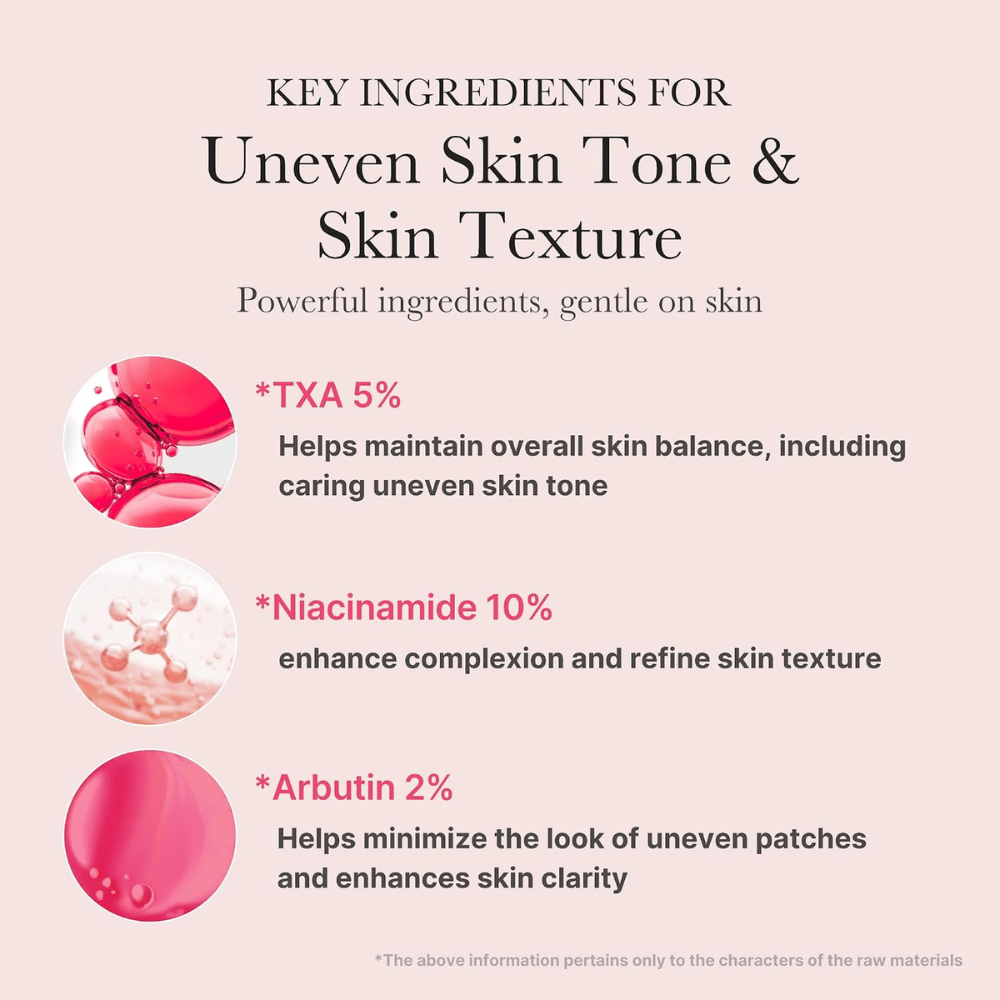 2. Medicube TXA Niacinamide 15 Serum – with 5% tranexamic acid, 10% niacinamide and 2% arbutin for uneven skin tone and pigmentation spots