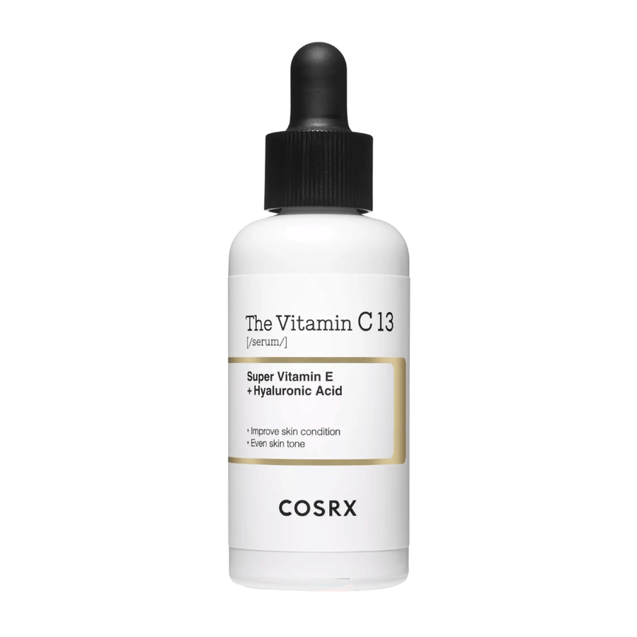 COSRX The Vitamin C 13 Serum 20 ml, Vitamin C serum with vitamin E and hyaluronic acid for radiance, even skin tone, and improved skin quality.