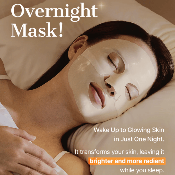 COSRX Alpha-Arbutin Discoloration Care Hydrogel Mask as an overnight mask – radiance-giving hydrogel mask that intensely hydrates and gives clearer skin overnight.