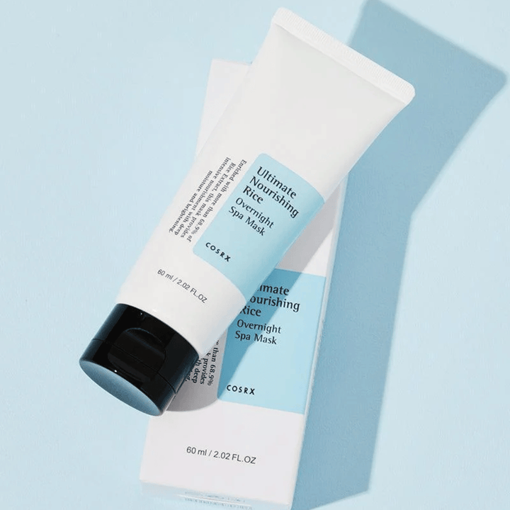 COSRX Ultimate Nourishing Rice Overnight Spa Mask with box 60 ml nourishing night mask for an even skin tone