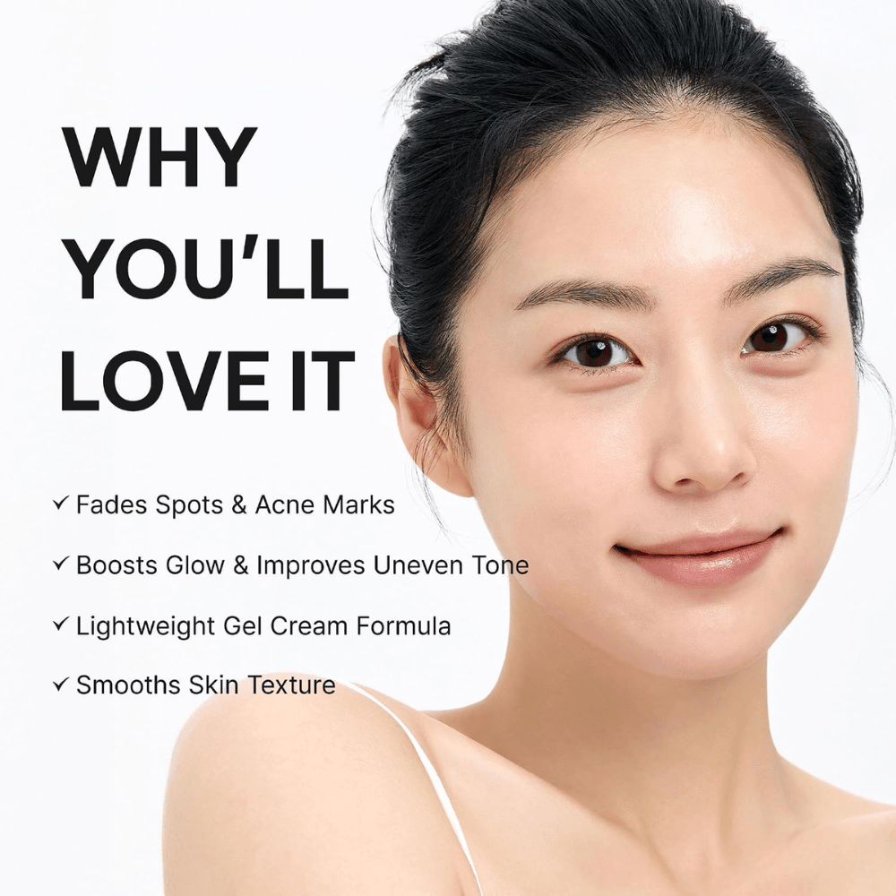 Arencia Vitamin C Glow Booster Gel Cream – radiance-boosting face cream that evens out skin tone and texture
