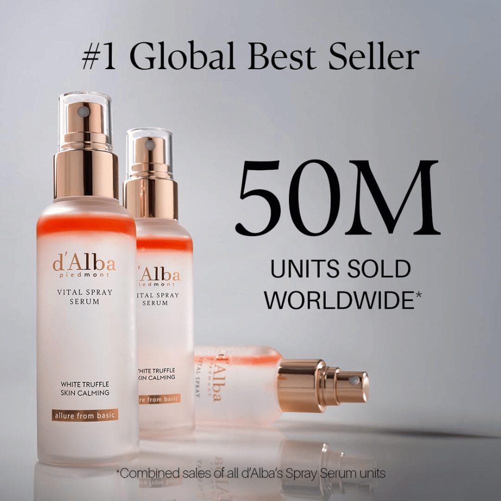 d'Alba White Truffle Vital Spray Serum – best-selling spray serum from Korean d'Alba