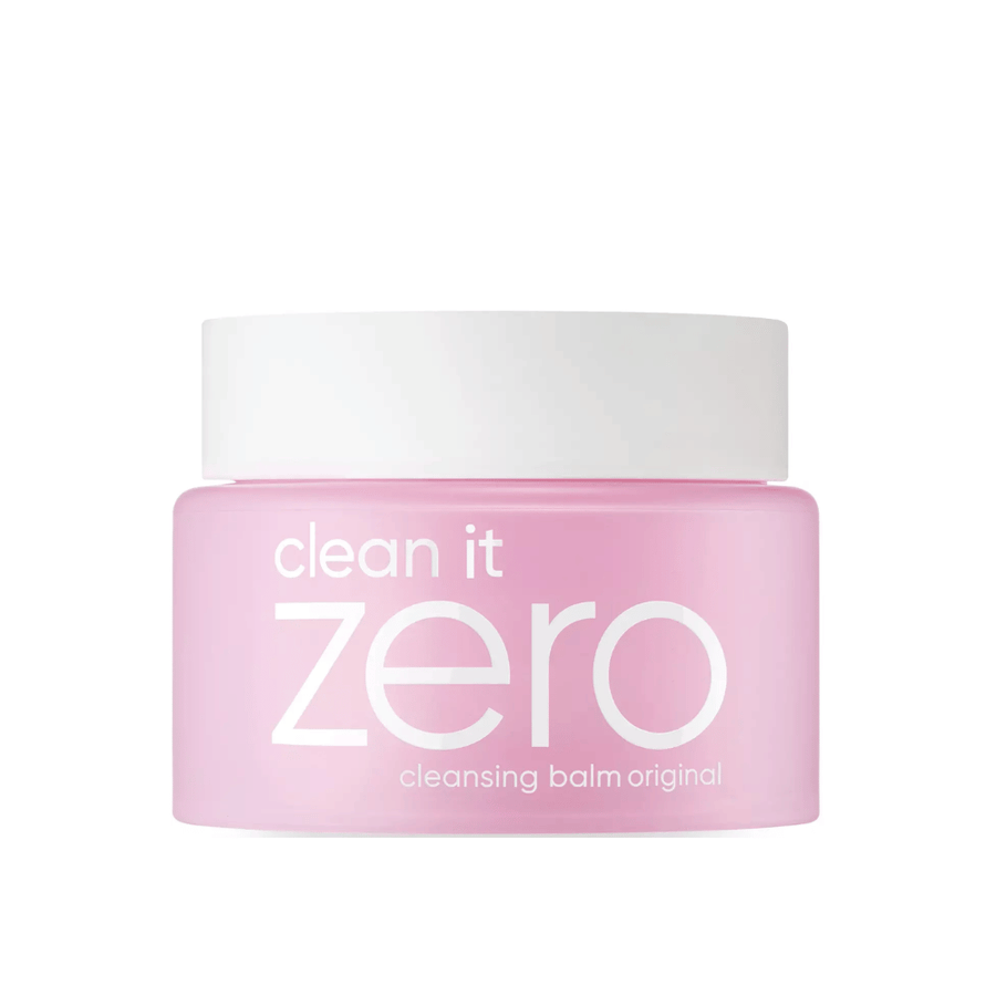 En burk Clean It Zero Cleansing Balm Original 100ml på vit bakgrund, som främjar BANILA CO:s ursprungliga rengöringsbalsam för hudvård.