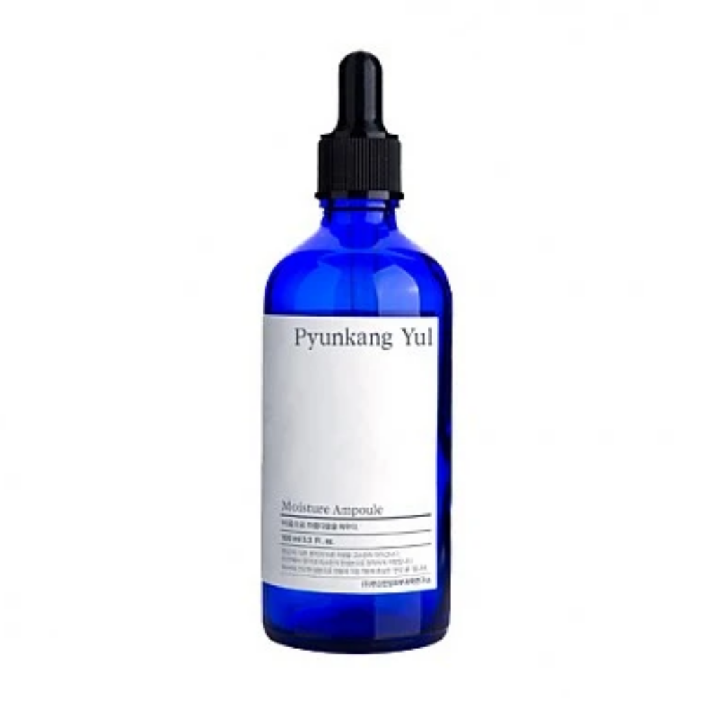 A bottle Pyunkang Yul Moisture Ampoule 100ml for sensitive skin.