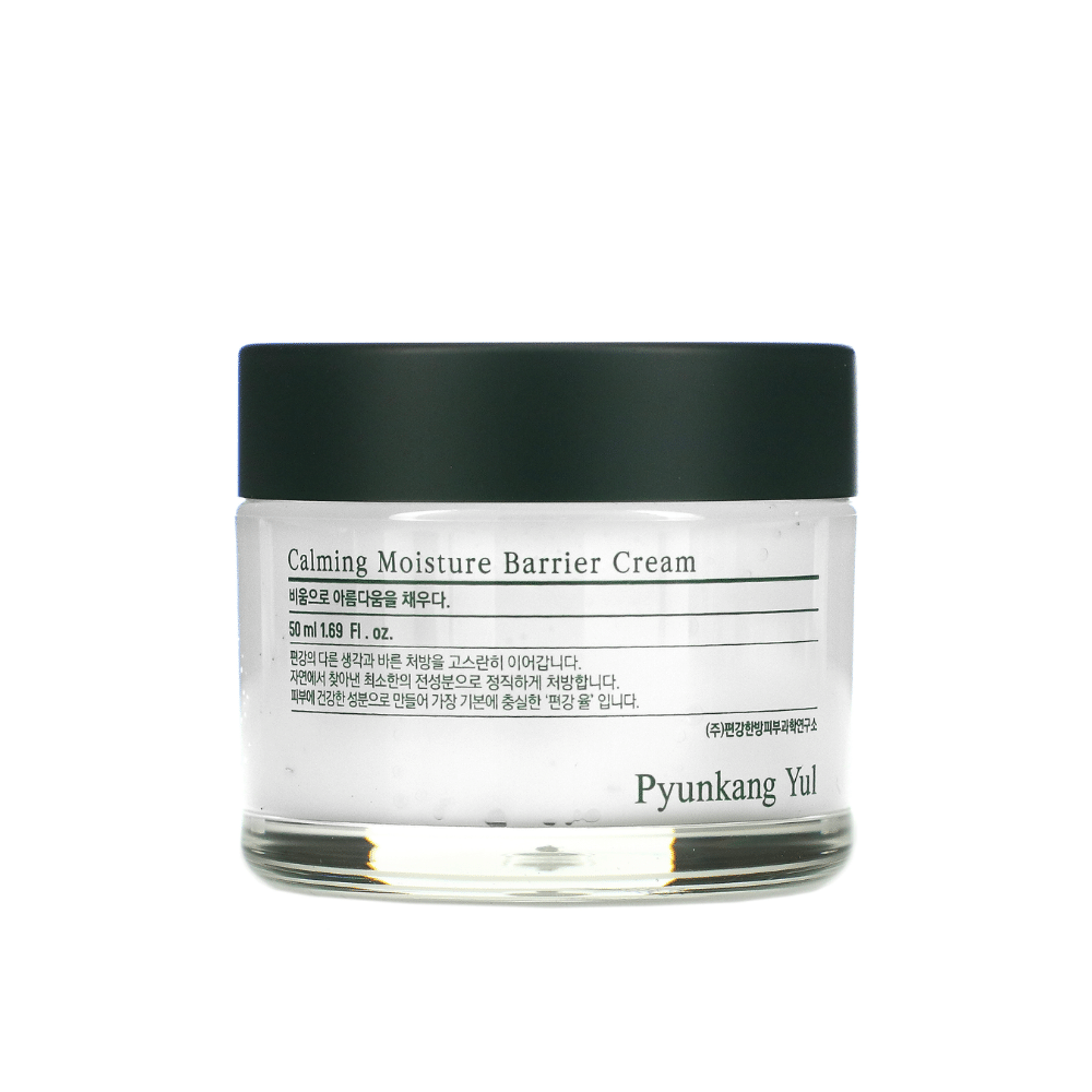 A container with Pyunkang Yul Calming Moisture Barrier Cream 50ml on a white background.